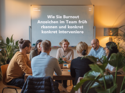 Wie Sie Burnout-Anzeichen im Team früh erkennen und konkret intervenieren