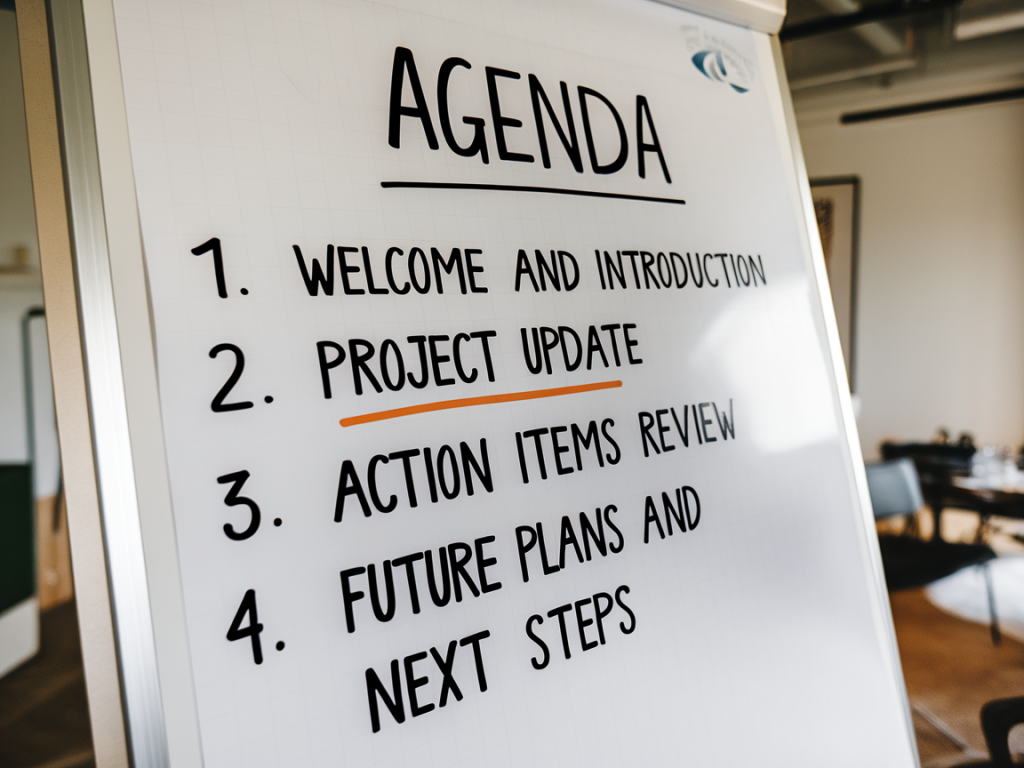 Wie Sie eine Meeting-Agenda erstellen, die jede Besprechung um 4 verkürzt