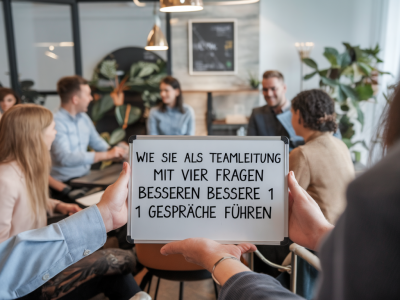 Wie Sie als teamleitung mit vier Fragen bessere 1:1-gespräche führen