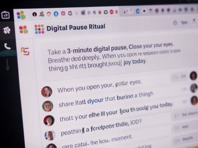 Wie sie ein digitales pausenritual in slack bauen, das nachweislich psychische ermüdung reduziert