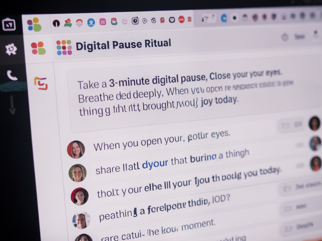 Wie sie ein digitales pausenritual in slack bauen, das nachweislich psychische ermüdung reduziert